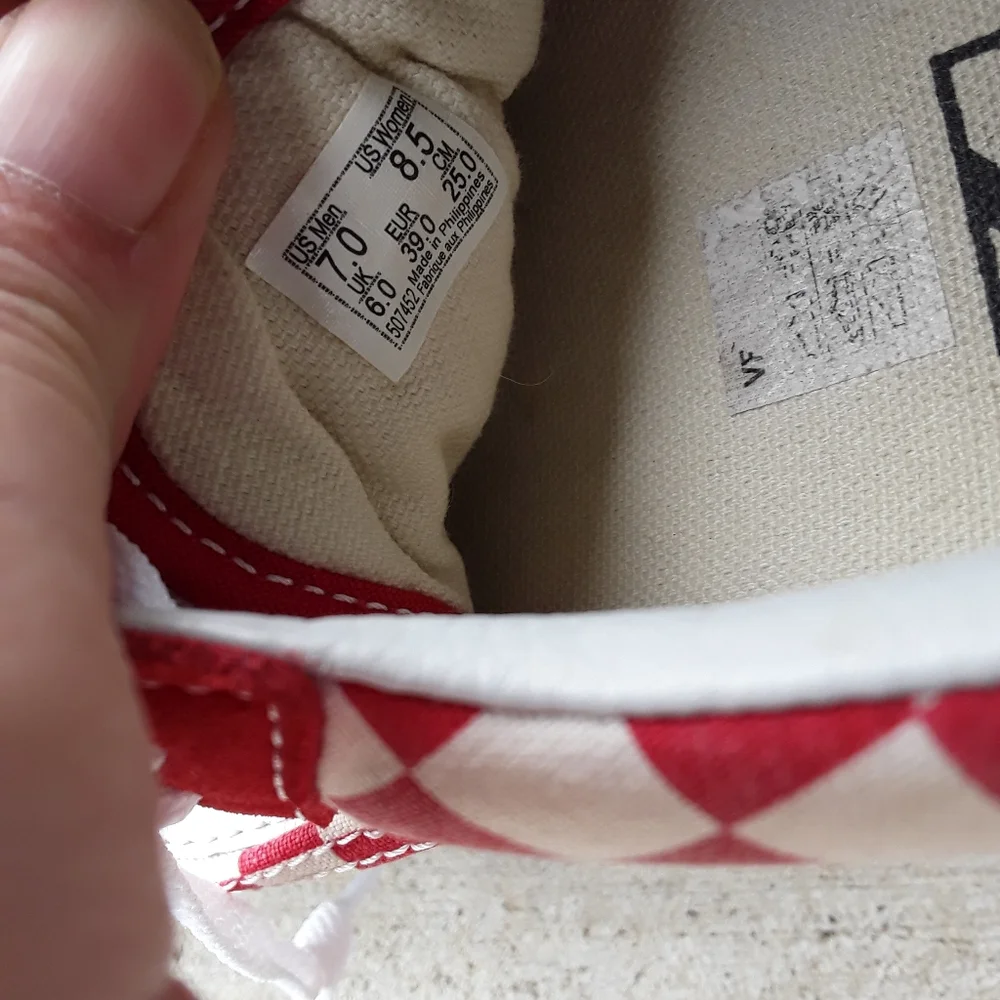 Van's Old Skool Checkered Canvas Suede Shoes - Picture 7 of 8